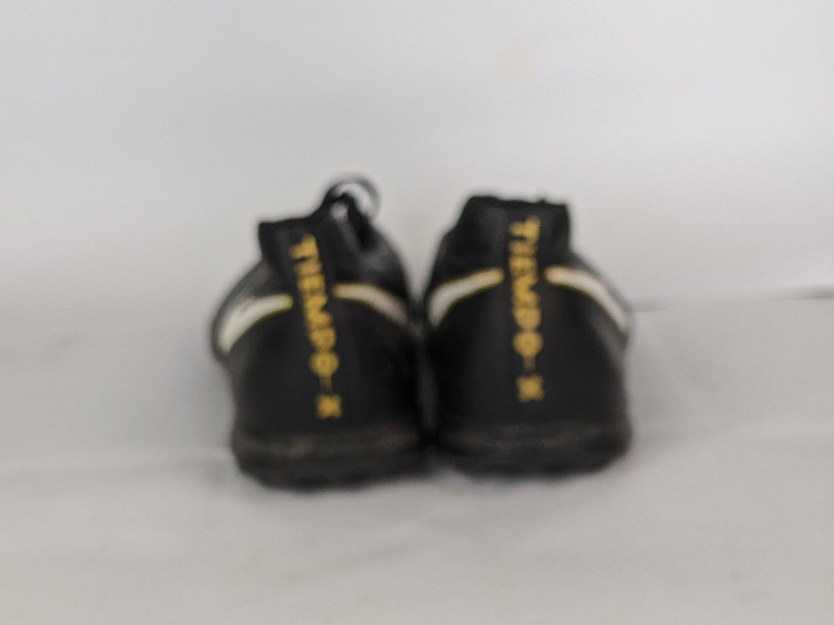 Nike Tiempo Rio III TF Black/White/Metallic Gold