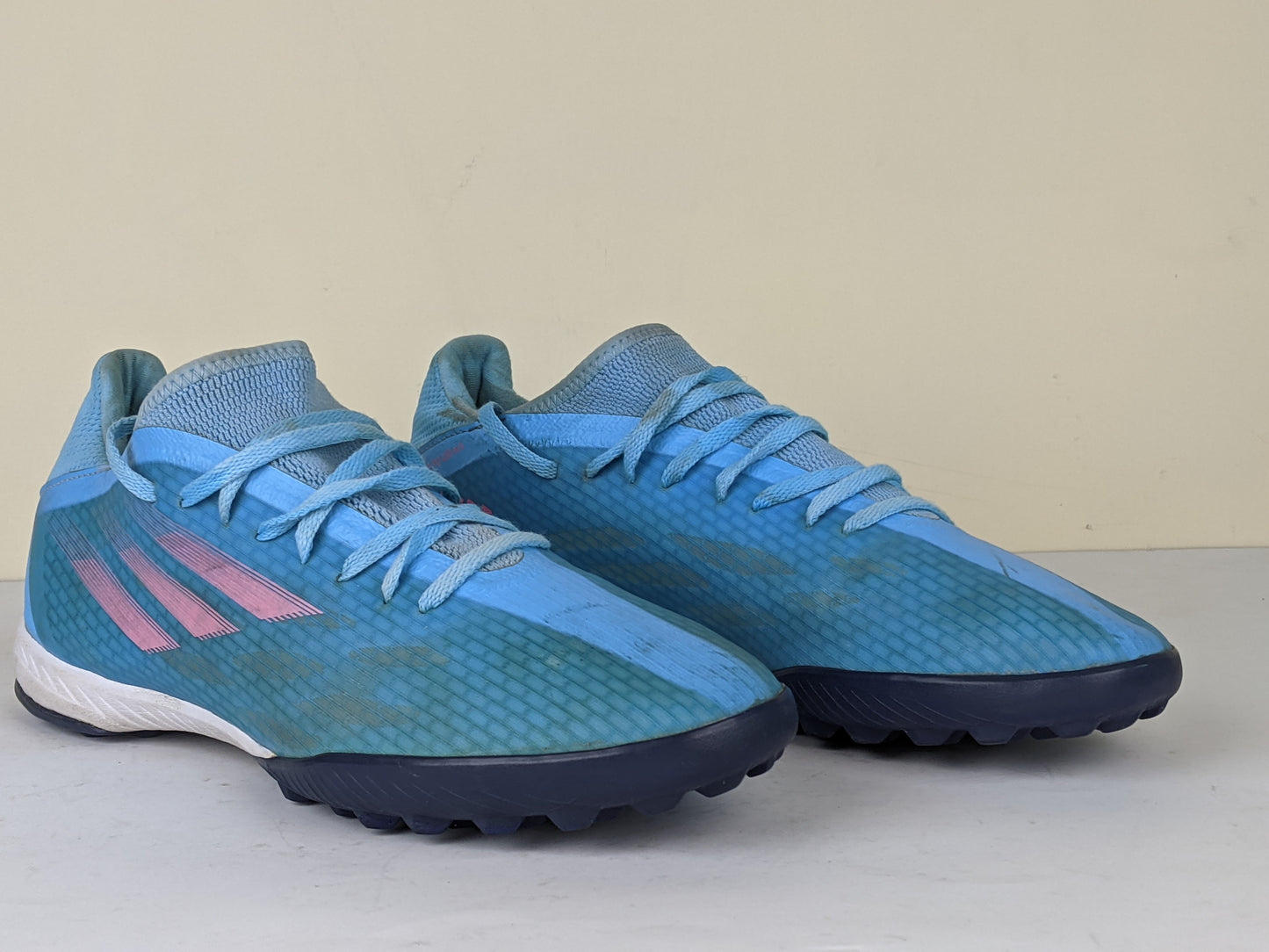 adidas X Speedflow .3 TF Sapphire Edge - Sky Rush/Shock Pink/Footwear White