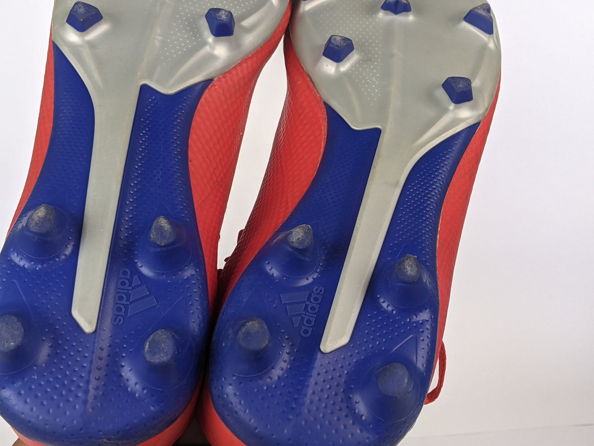 adidas X 18.3 FG/AG Exhibit - Action Red/Silver Metallic/Bold Blue