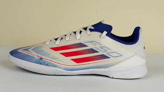 adidas F50 League IN Advancement - Footwear White/Solar Red/Lucid Blue Kids
