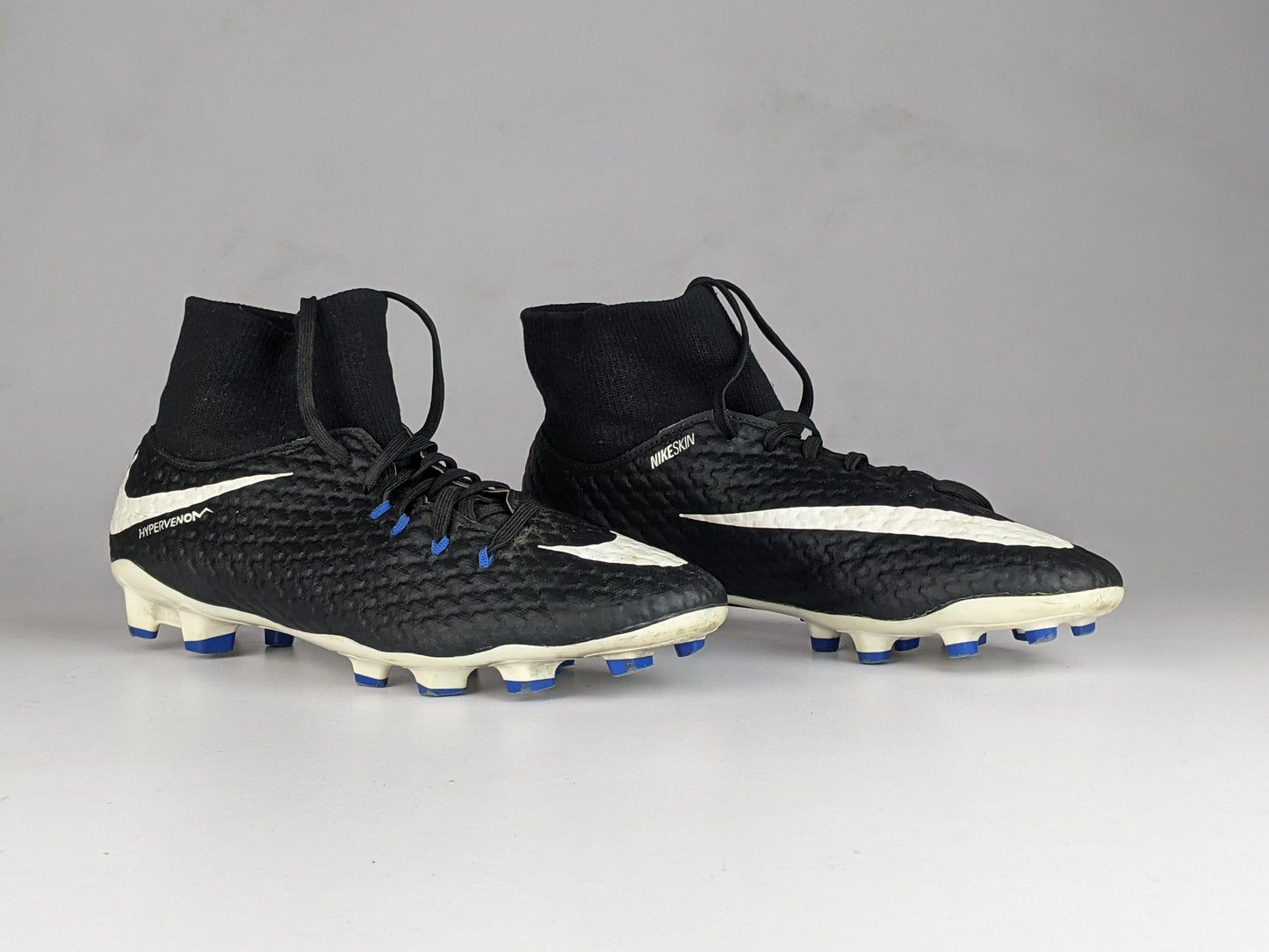 Nike Hypervenom Phelon 3 DF FG 'Black/White/Blue