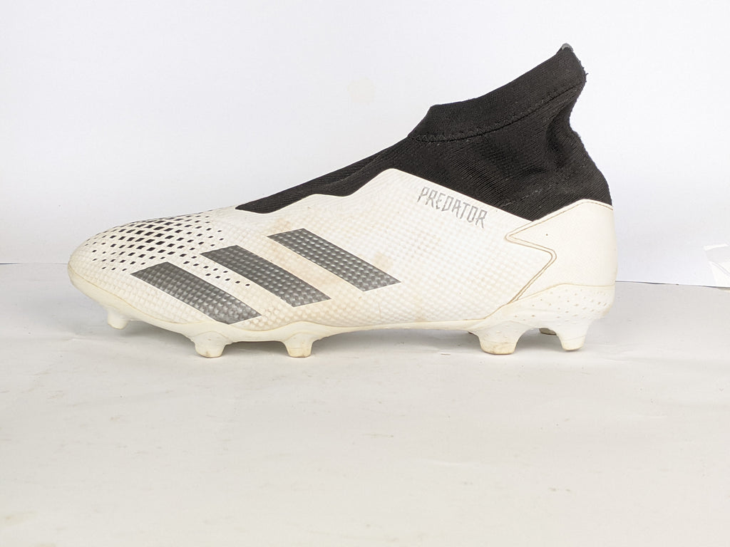 adidas Predator 20.3 Laceless FG/AG Inflight - Footwear White/Silver Metallic/Core Black