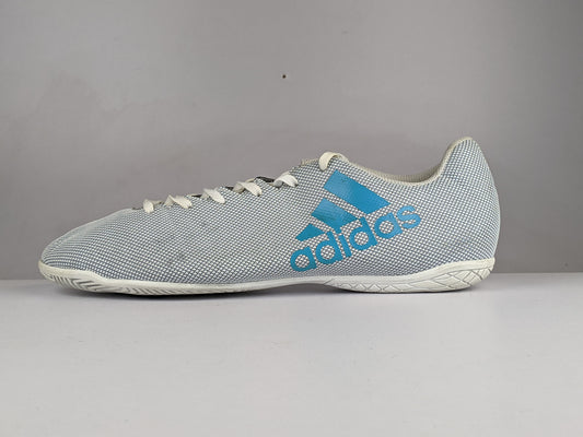 adidas X 17.4 IN 'White/Aqua