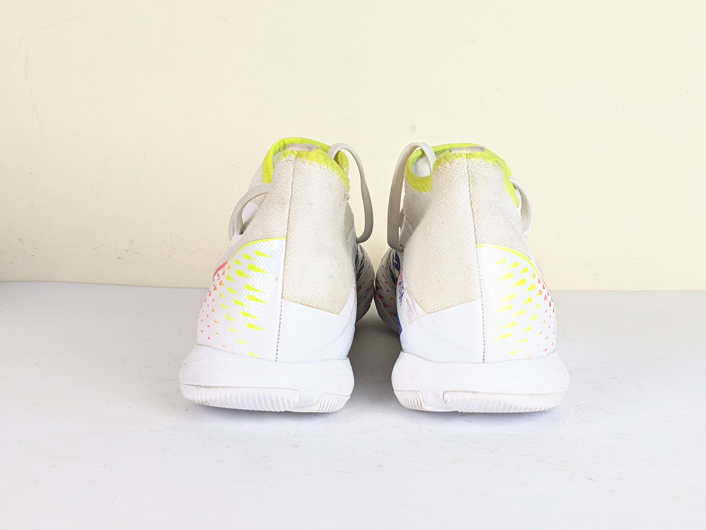 adidas Predator Edge .3 IN Al Rihla - Footwear White/Solar Yellow/Power Blue