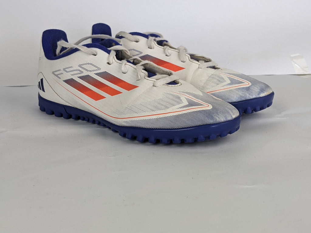 adidas F50 Club TF Advancement - Footwear White/Solar Red/Lucid Blue Kids