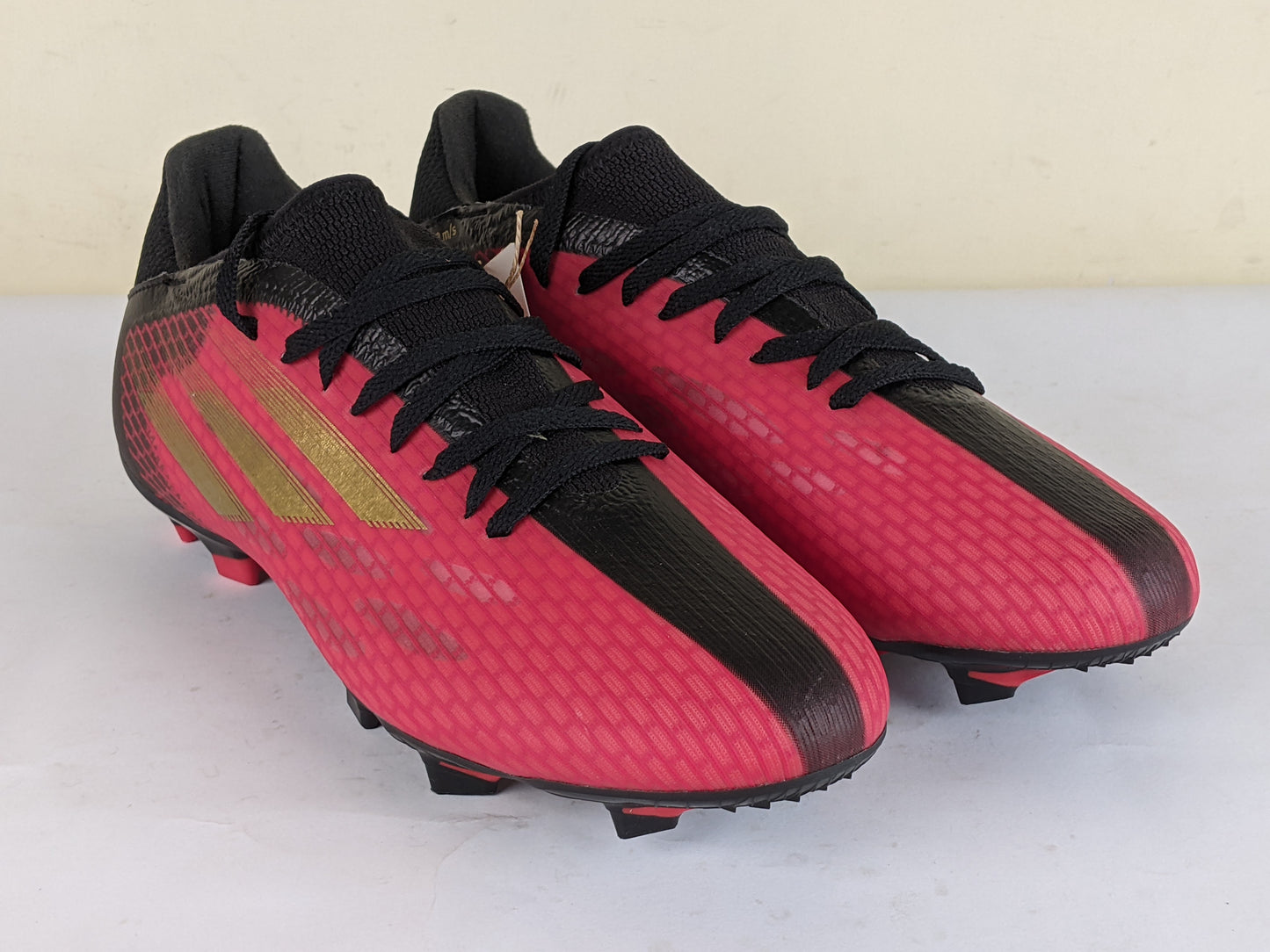 adidas X Speedflow .3 FG Showdown - Vivid Red/Gold Metallic/Core Black (Brand New)