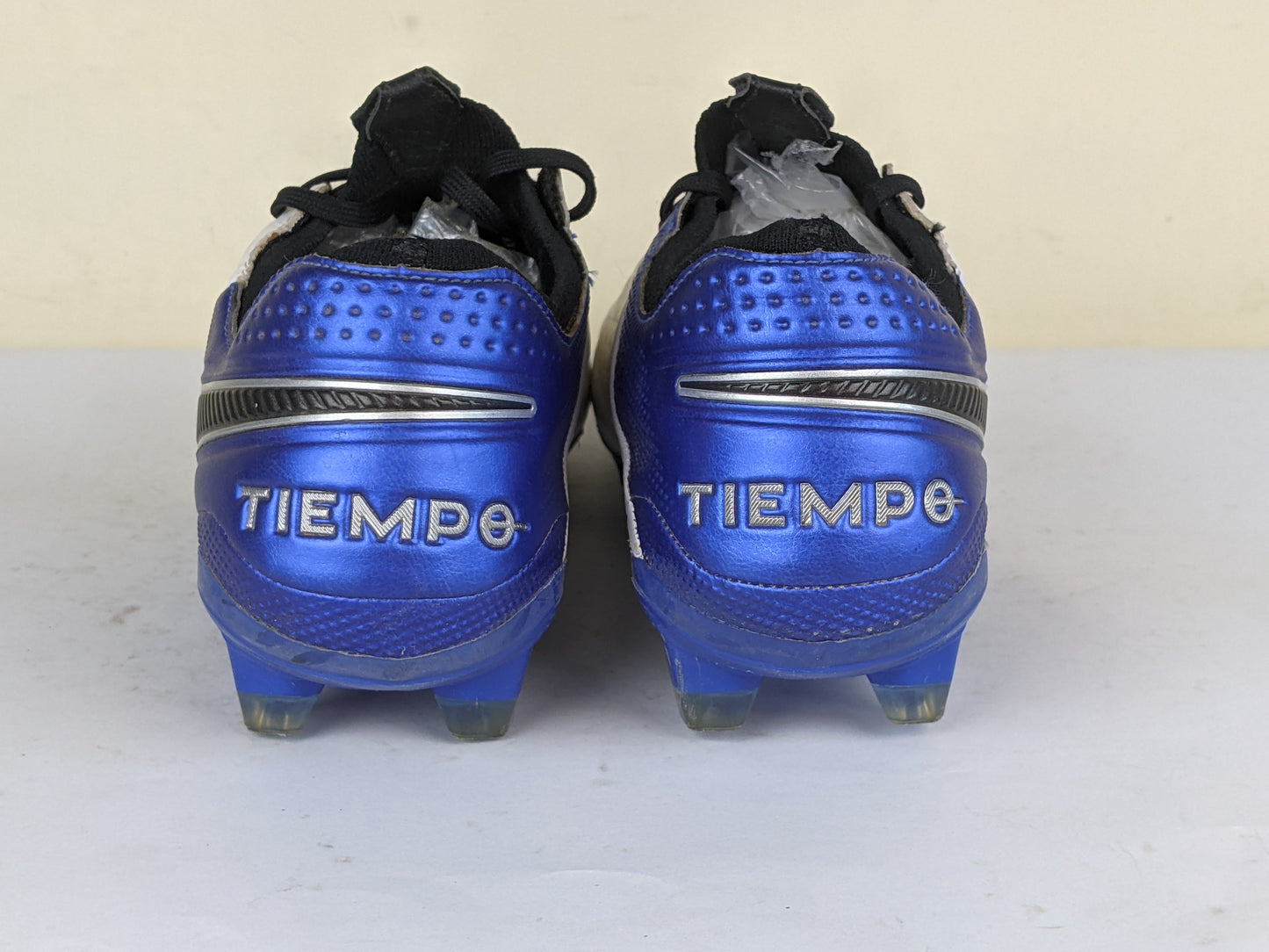 Nike Tiempo Legend 8 Elite FG Daybreak - White/Black/Hyper Royal/Metallic Silver