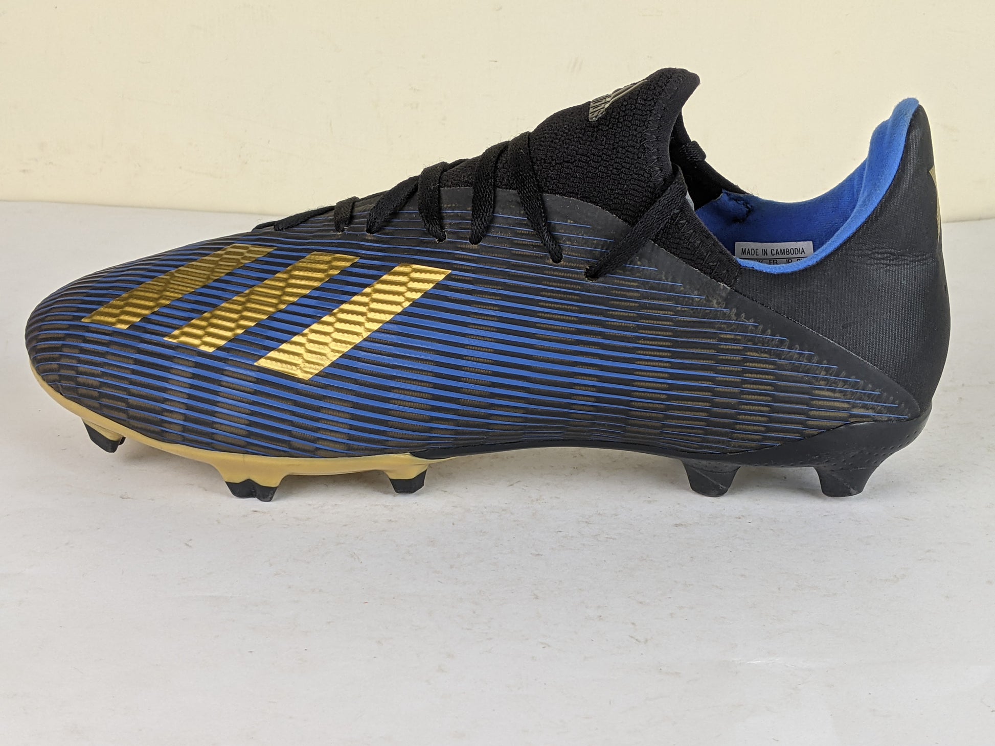 adidas X 19.3 FG/AG Input Code - Core Black/Gold Metallic/Football Blue