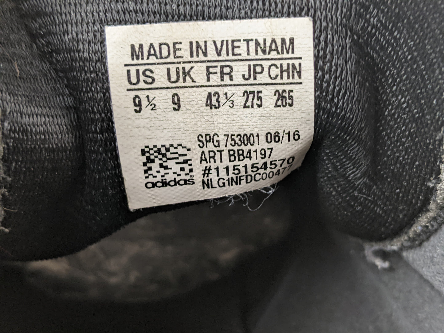 adidas X 16.3 TF Black/Gold