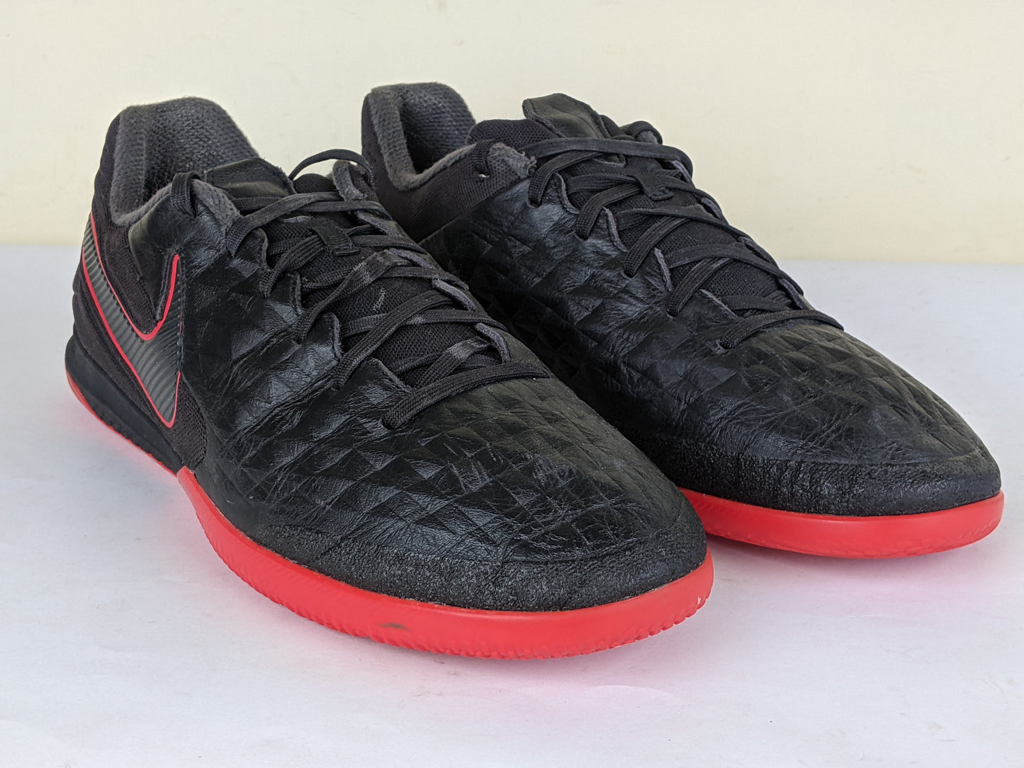 Nike Tiempo React Legend 8 Pro IC Black X Chile Red - Black/Chile Red/Dark Smoke Grey