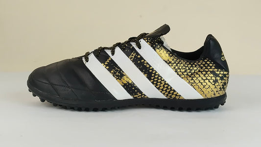 adidas Ace 16.3 TF Leather 'Black/Gold