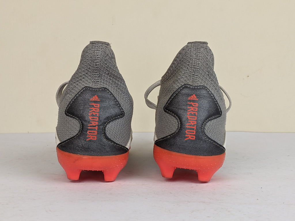 adidas Predator Freak .3 FG WhiteSpark - Footwear White/Iron Metal/Solar Red Kids