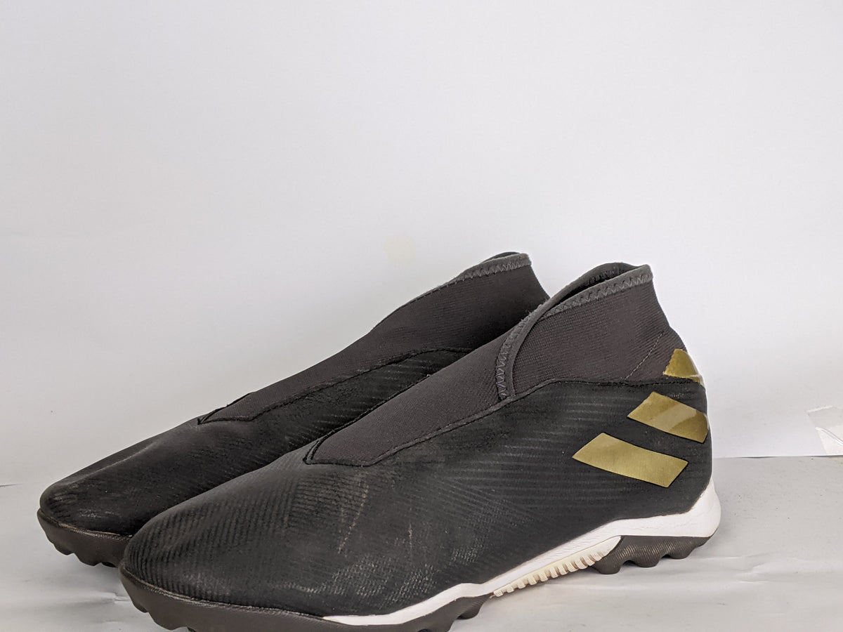 adidas Nemeziz Tango 19.3 TF Laceless Dark Motion - Core Black/Gold Metallic