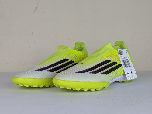 adidas F50 League Laceless TF Born For Goals - Solar Yellow/Core Black/Lucid Red (Brand New)