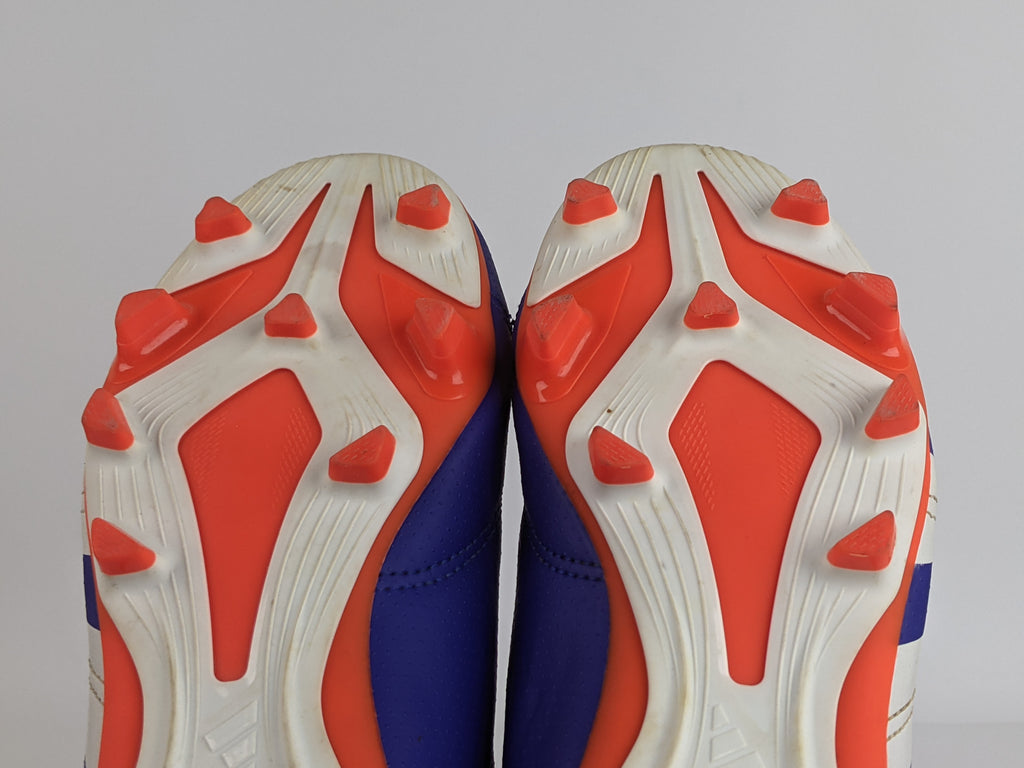 adidas Predator Club FxG Advancement - Lucid Blue/Footwear White/Solar Red Kids