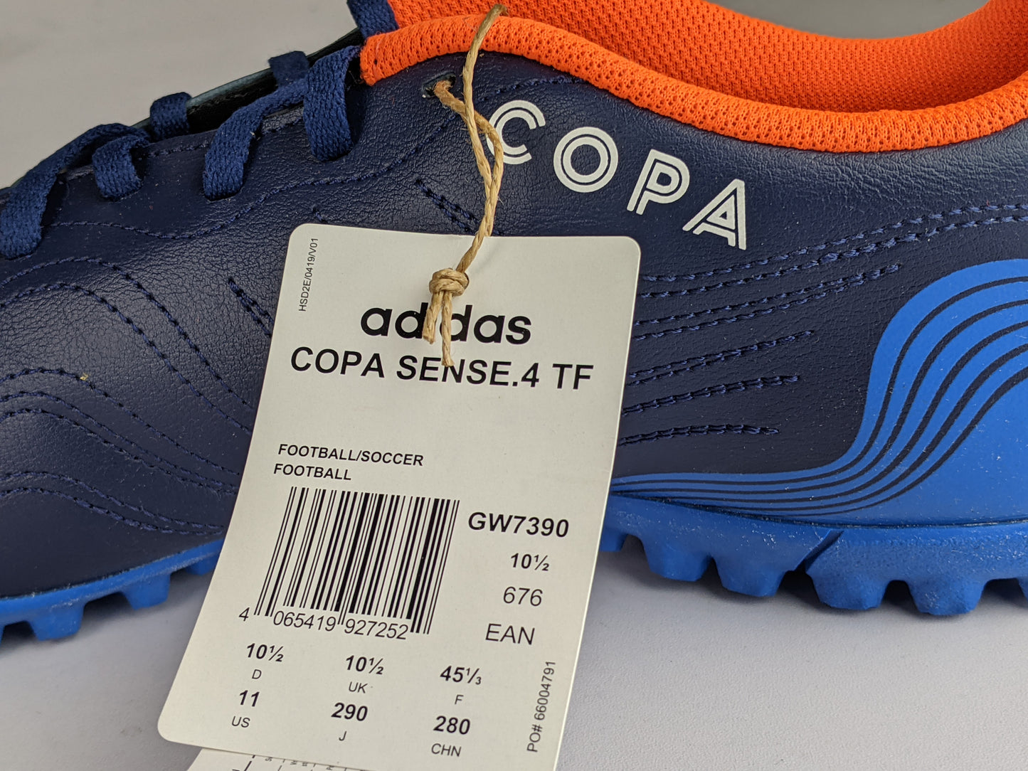 adidas Copa Sense .4 TF Sapphire Edge pack 'Team Navy Blue/ Footwear White/ Blue Rush' New