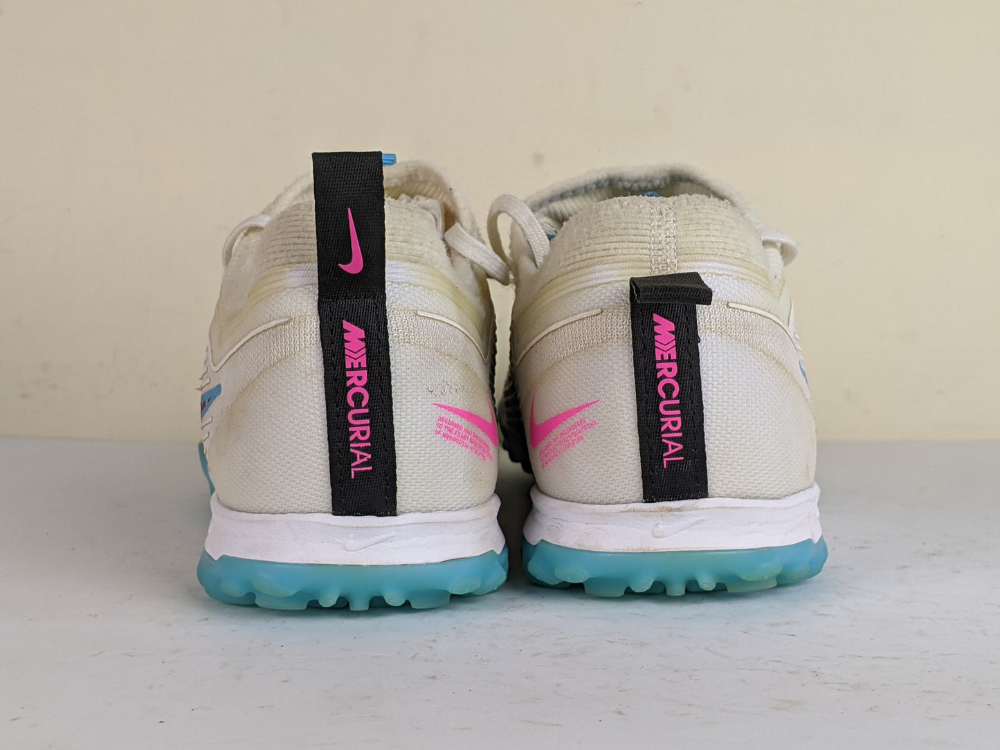 Nike Air Zoom Mercurial Vapor 15 Pro TF Blast - White/Baltic Blue/Pink Blast