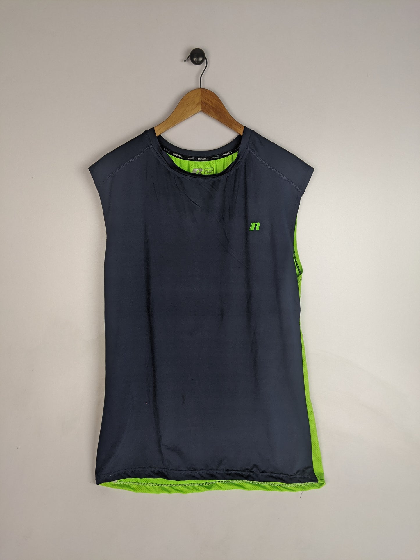 Russell Tank Top Navy Green