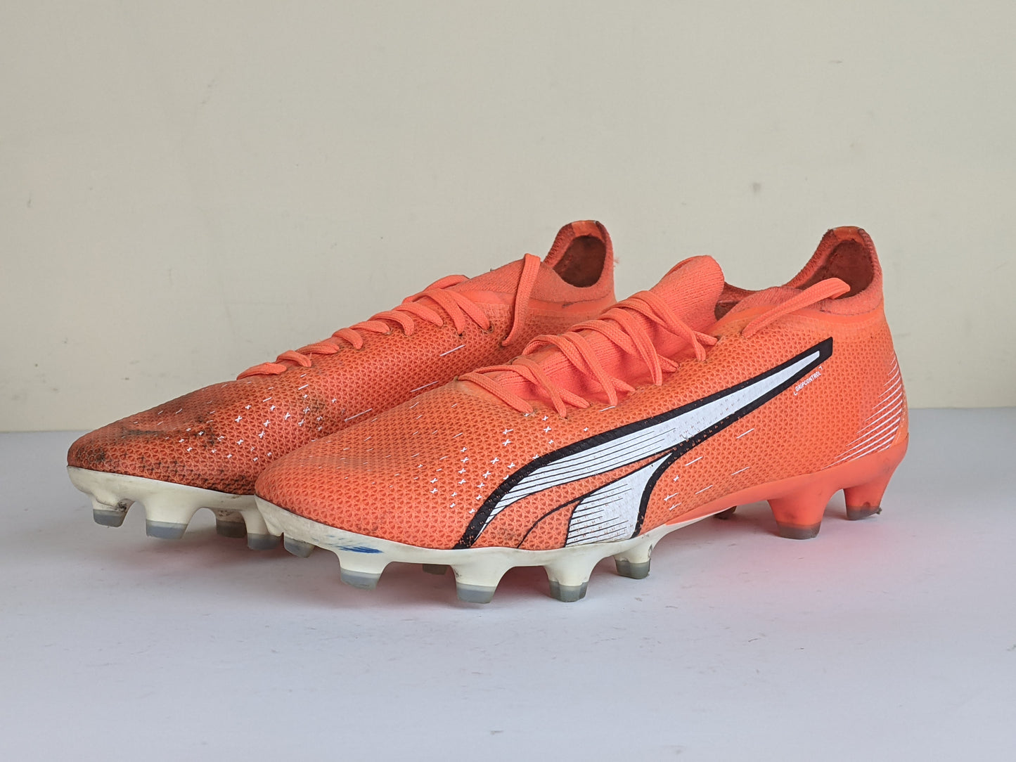 PUMA Ultra Match FG/AG Supercharge - Ultra Orange/PUMA White/Blue Glimmer