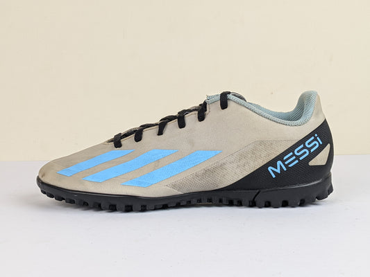 adidas X Crazyfast Messi .4 TF Infinito - Silver Metallic/Bliss Blue/Core Black