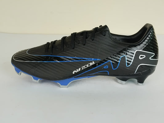 Nike Air Zoom Mercurial Vapor 15 Academy MG Shadow - Black/Chrome/Hyper Royal (Brand New)