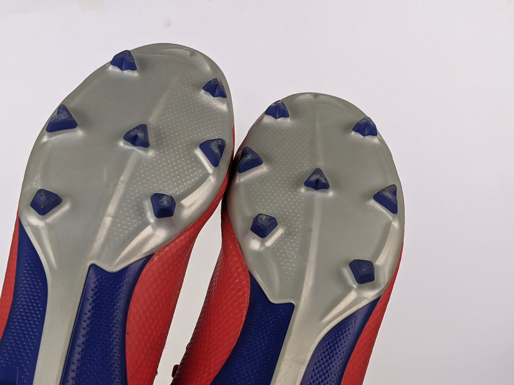 adidas X 18.3 FG/AG Exhibit - Action Red/Silver Metallic/Bold Blue