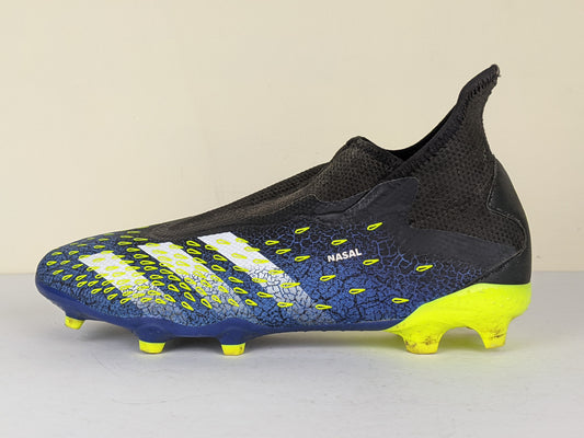 adidas Predator Freak .3 Laceless FG/AG Superlative - Core Black/Footwear White/Solar Yellow