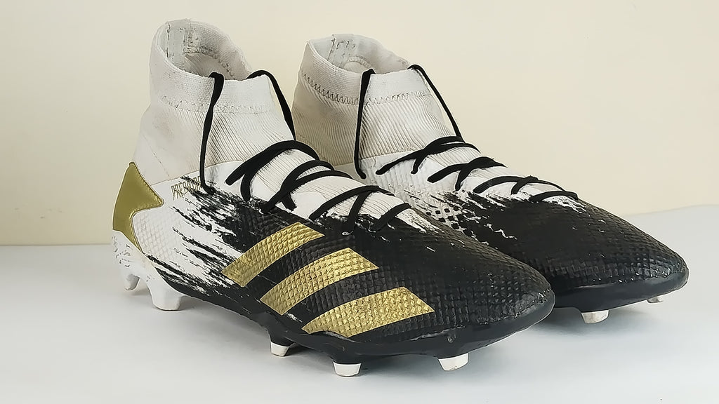 adidas Predator 20.3 FG/AG Inflight - Footwear White/Gold Metallic/Core Black(Slightly Damaged)