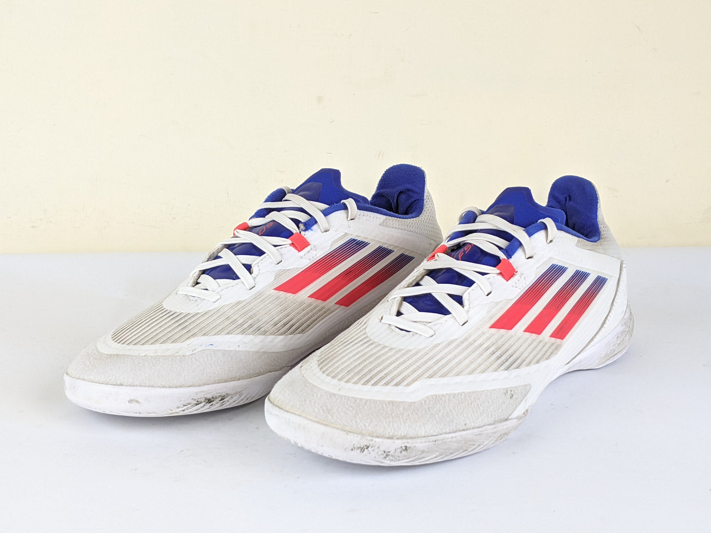 adidas F50 League IN Advancement - Footwear White/Solar Red/Lucid Blue
