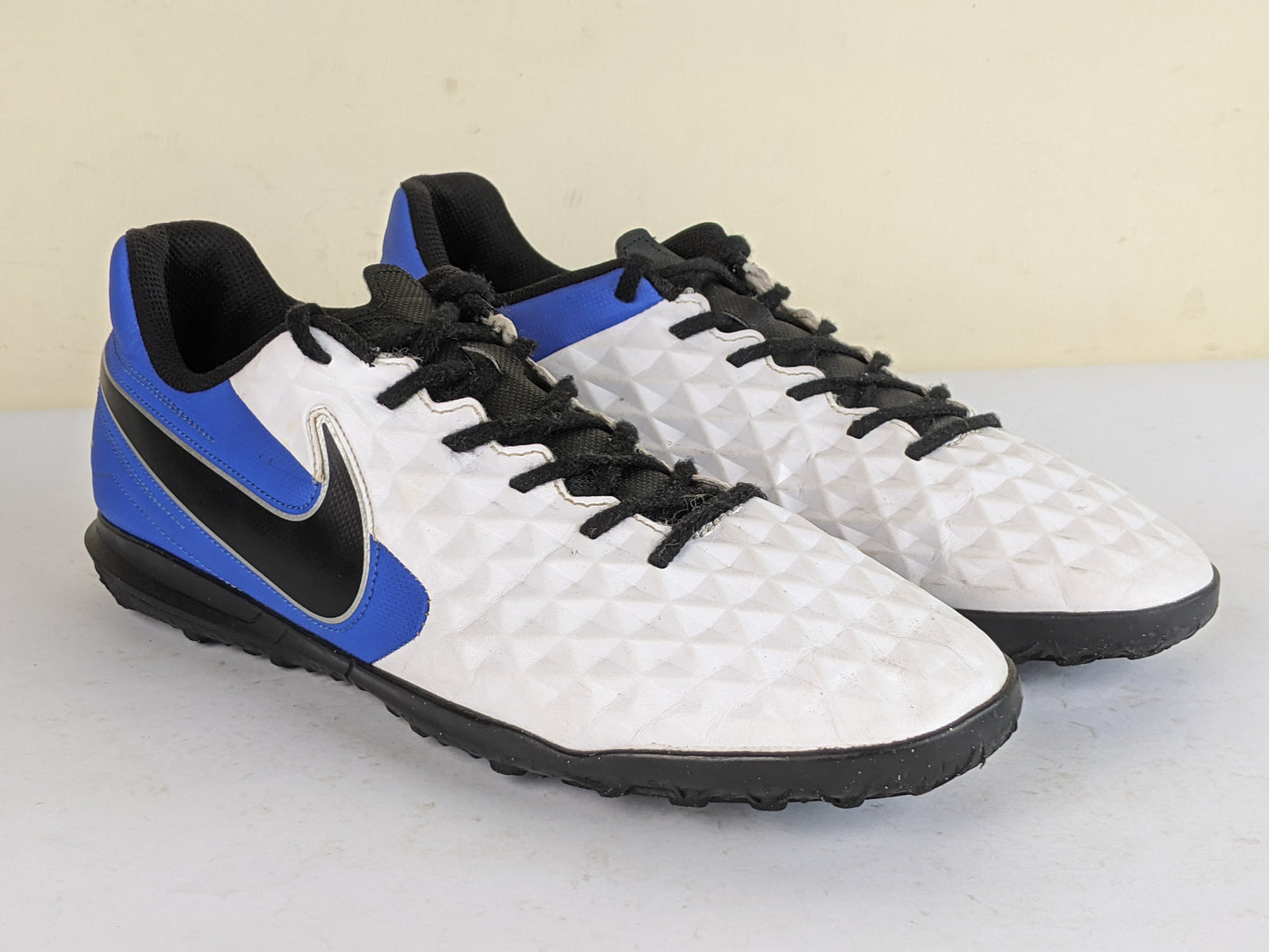 Nike Tiempo Legend 8 Club TF Daybreak - White/Black/Hyper Royal/Metallic Silver