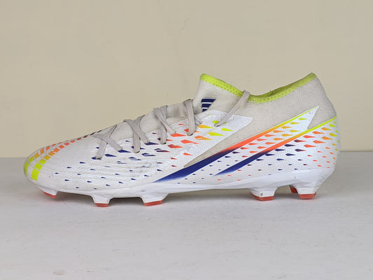 adidas Predator Edge .3 Low FG Al Rihla - Footwear White/Solar Yellow/Power Blue