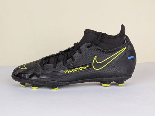 Nike Phantom GT Club DF MG Black x Prism - Black/Cyber Yellow/Lite Photo Blue