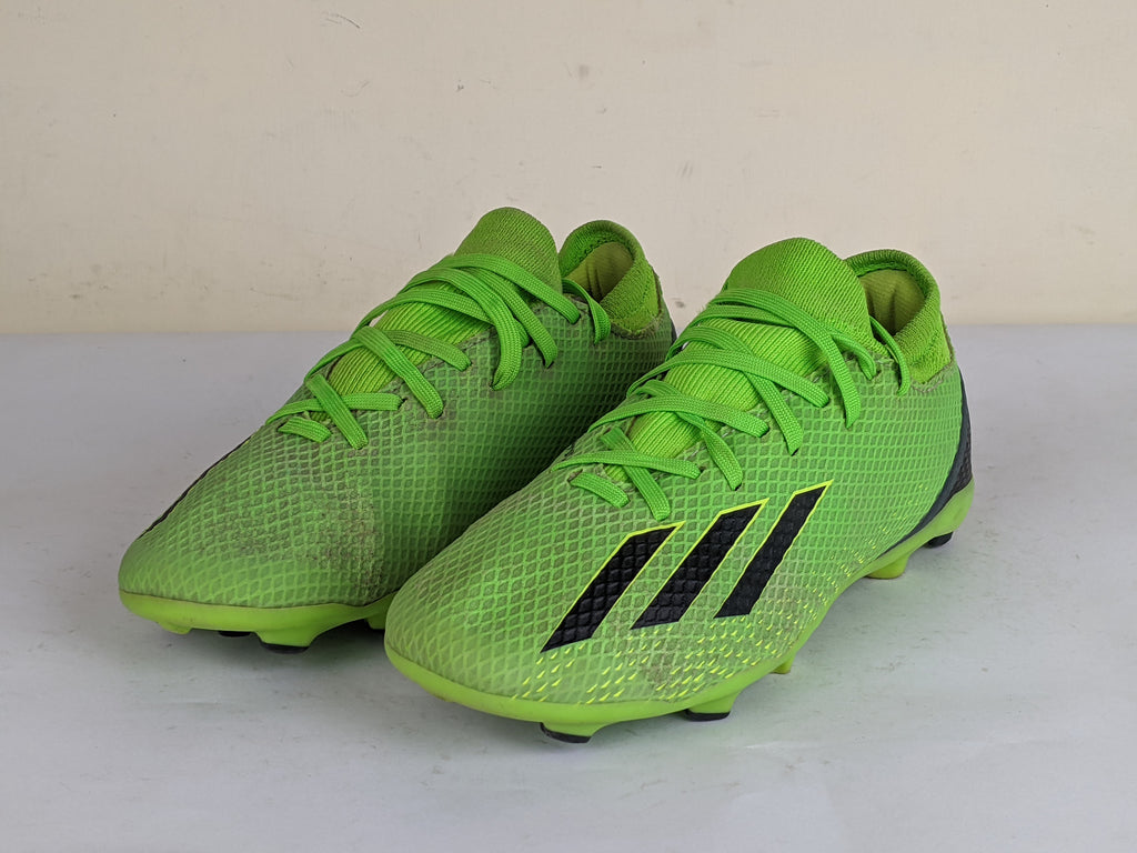 adidas X Speedportal .3 Laceless FG Game Data - Solar Green/Core Black/Solar Yellow Kids