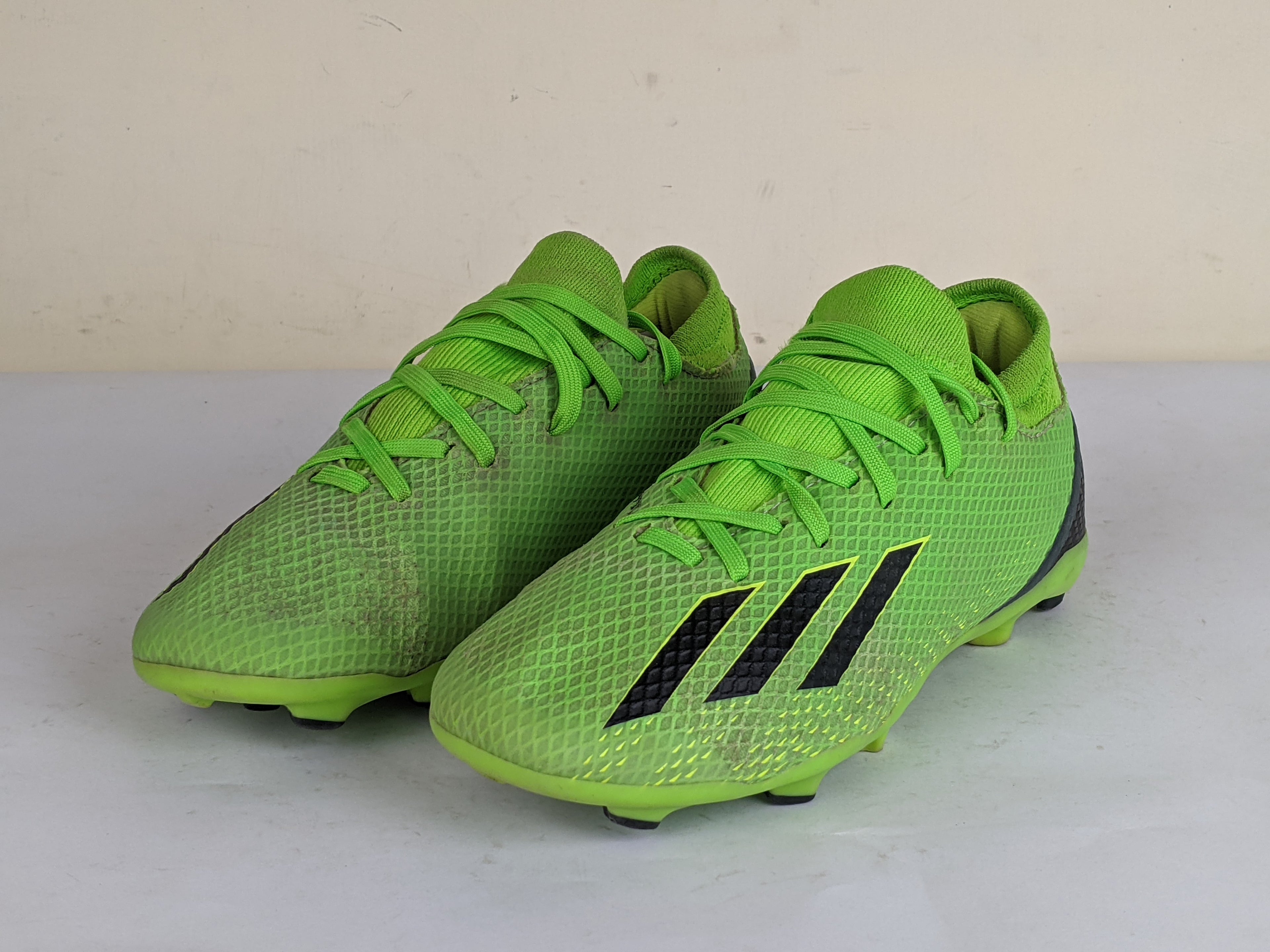 adidas X Speedportal .3 Laceless FG Game Data - Solar Green/Core Black/Solar Yellow Kids
