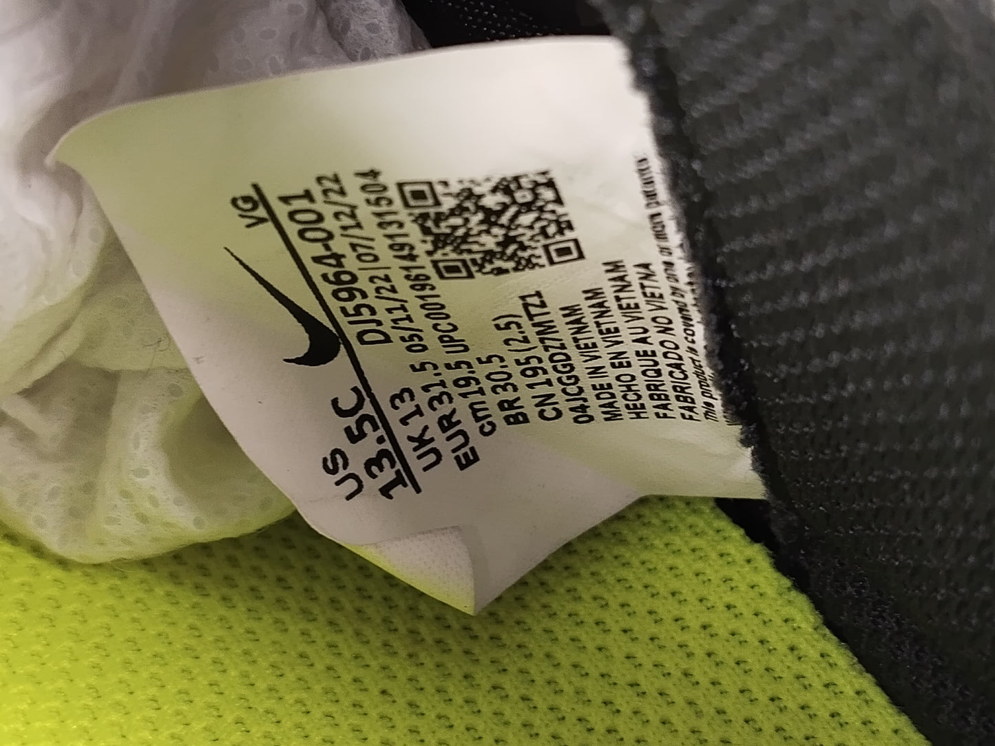 Nike Mercurial Vapor 15 Club Velcro MG - Black/Smoke Grey/Summit White Kids