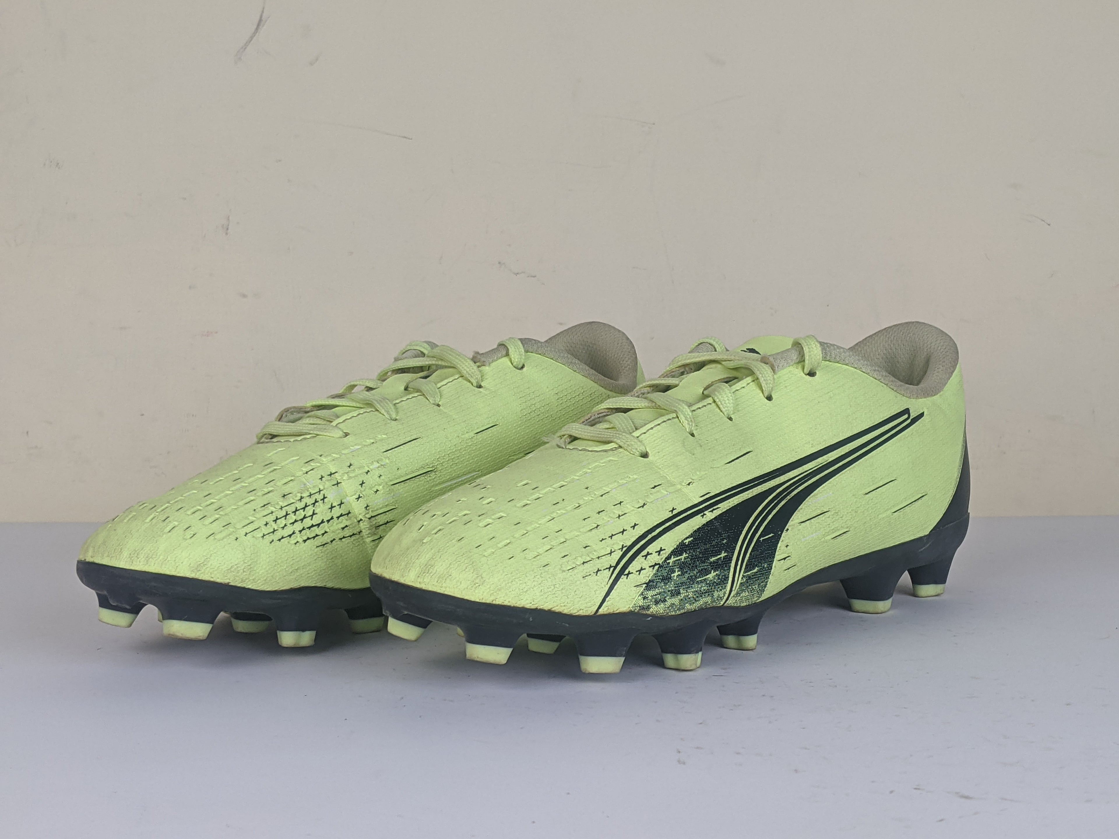 PUMA Ultra Play FG/AG Fastest - Fizzy Light/Parisian Night/Blue Glimmer Kids