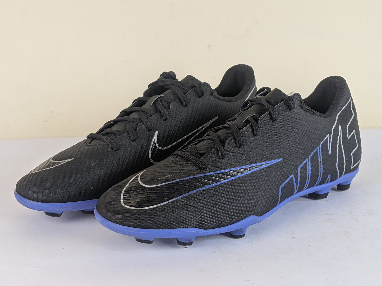 Nike Mercurial Vapor 15 Club MG Shadow - Black/Chrome/Hyper Royal
