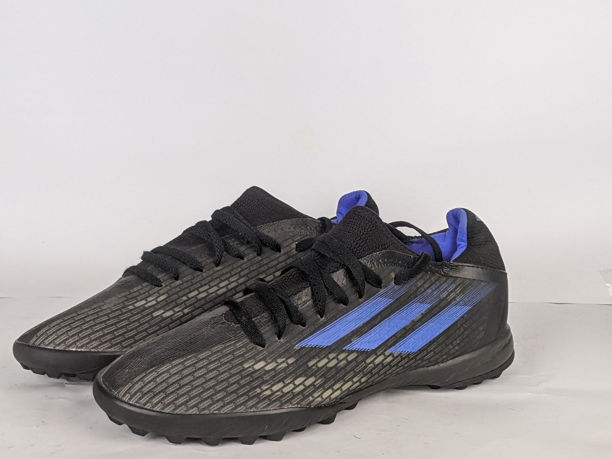 adidas X Speedflow .3 TF Edge of Darkness - Core Black/Sonic Ink/Solar Yellow
