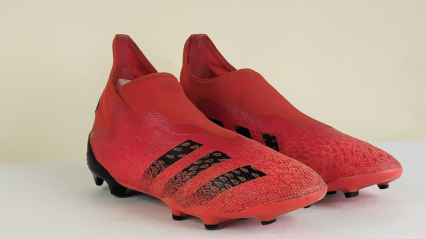adidas Predator Freak .3 Laceless FG Meteorite - Red/Core Black/Solar Red