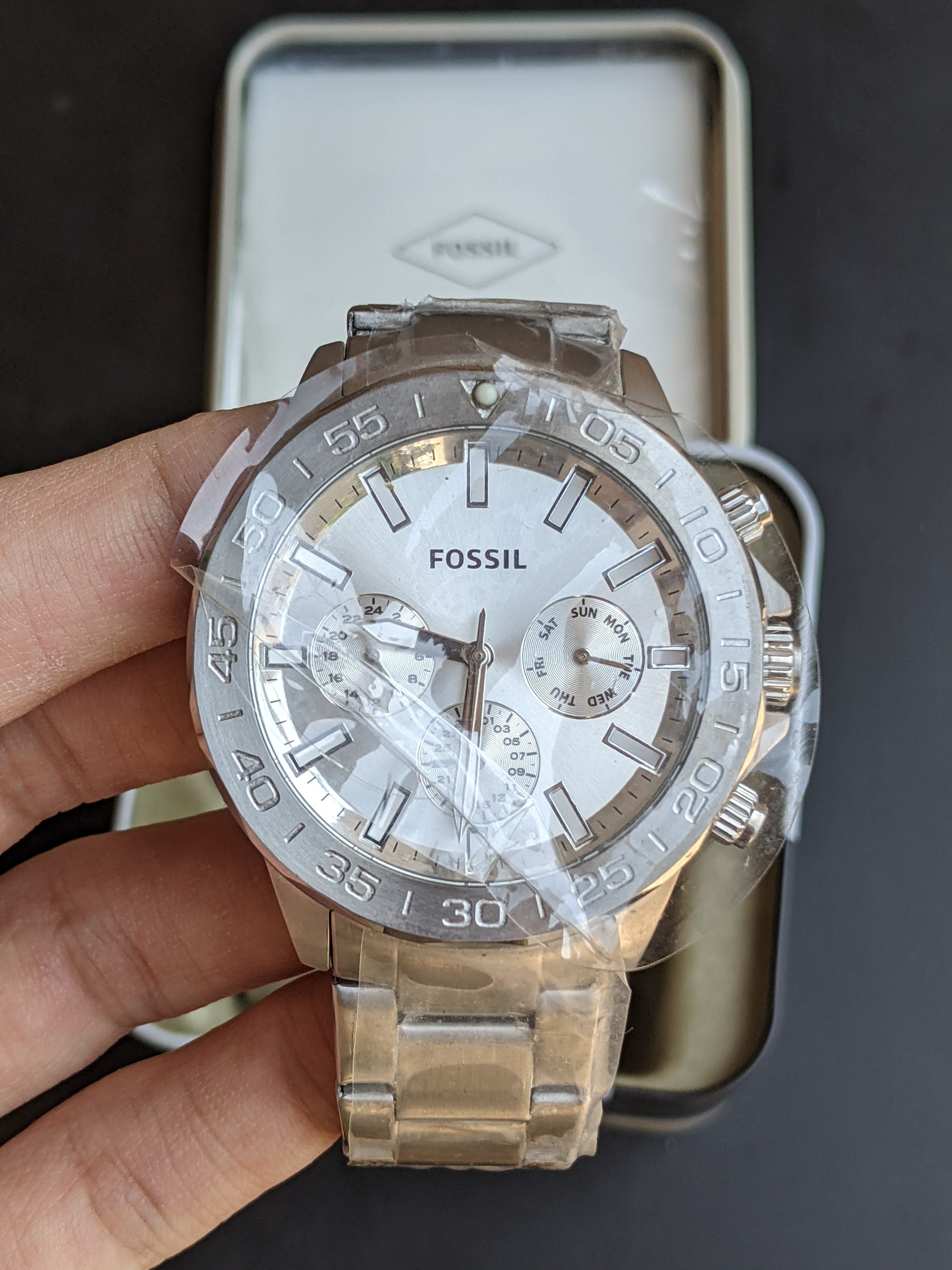 Fossil Bannon Multifunction Stainless Steel Watch - BQ2490