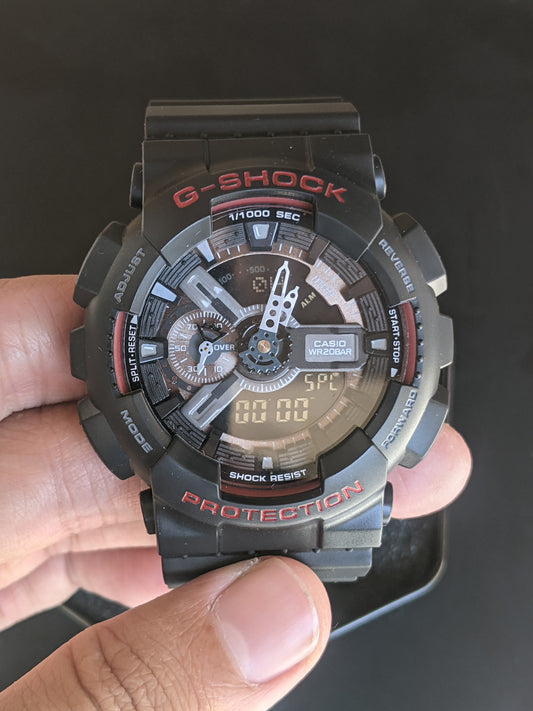 G-Shock GA-110HR-1A 'Black/Red' (Brand New)