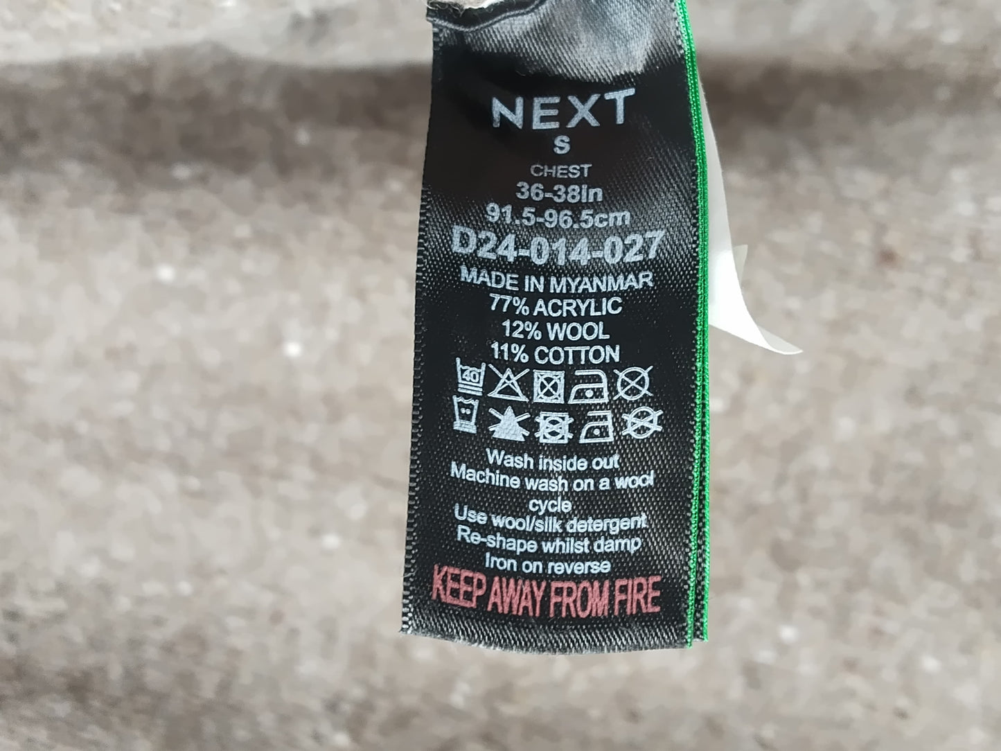 Next Crew Neck Jumper Wool Sweater 'Beige'