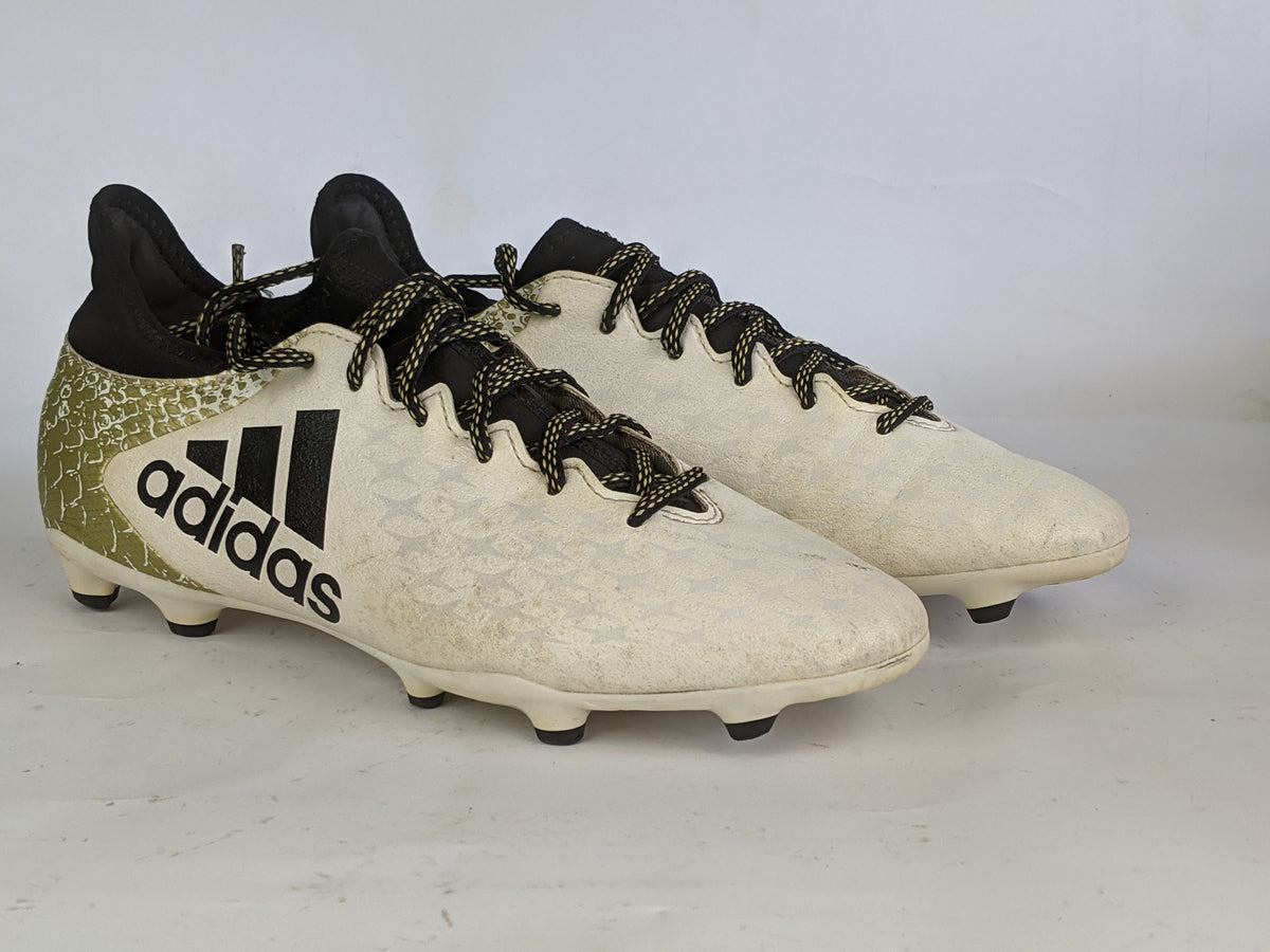 adidas 16.3 FG/AG Stellar Pack - White/Core Black/Gold Metallic