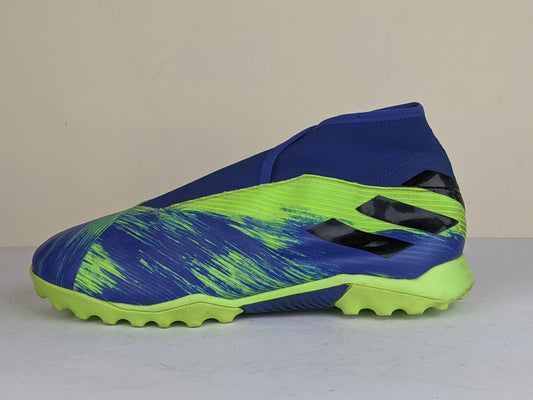 adidas Nemeziz 19.3 TF Laceless Uniforia - Signal Green/Core Black/Royal Blue