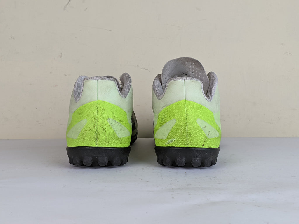 adidas X Crazyfast .4 TF Crazyrush - Footwear White/Core Black/Lucid Lemon