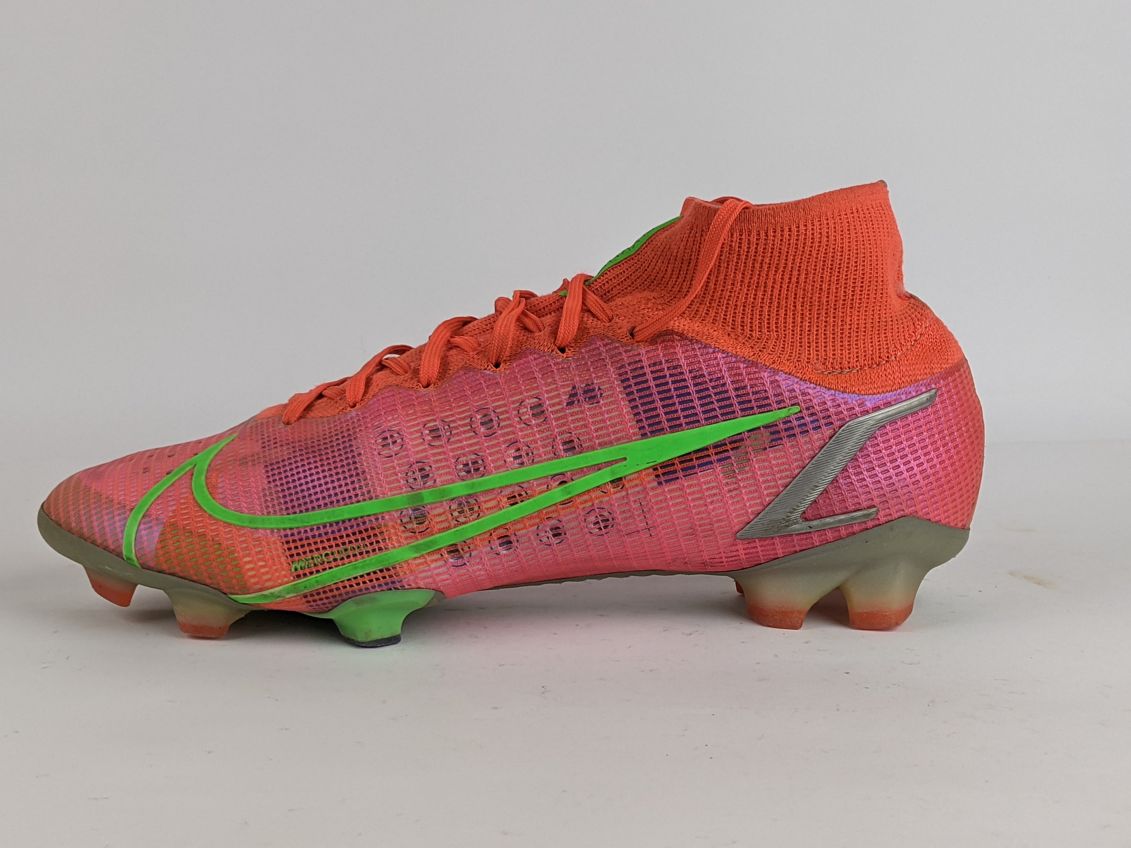 Nike Mercurial Superfly 8 Elite FG Spectrum - Bright Crimson/Metallic Silver