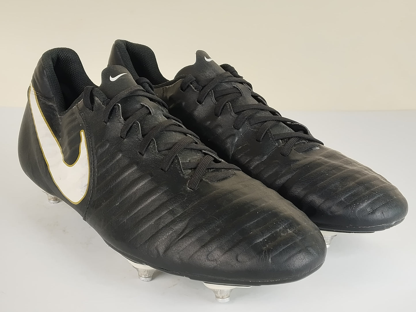 Nike Tiempo Rio 4 SG 'Black/White