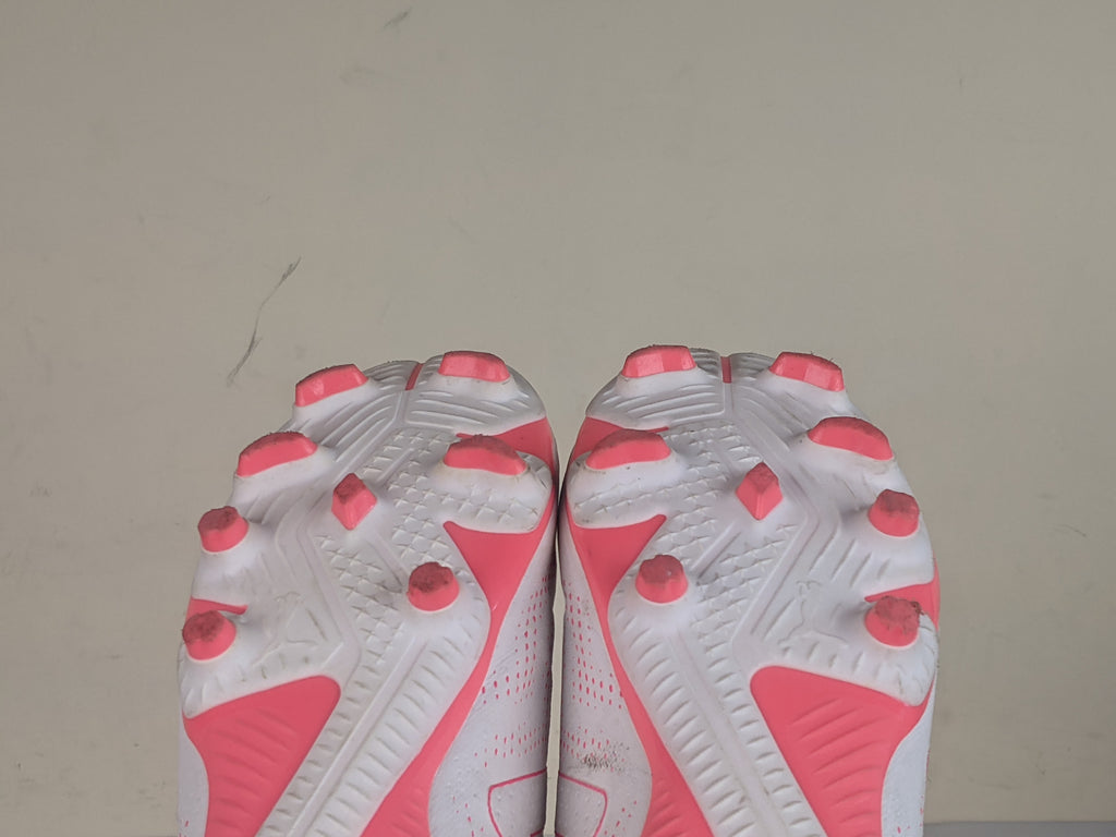 PUMA Future Play FG/AG Breakthrough - PUMA White/Fire Orchid Kids