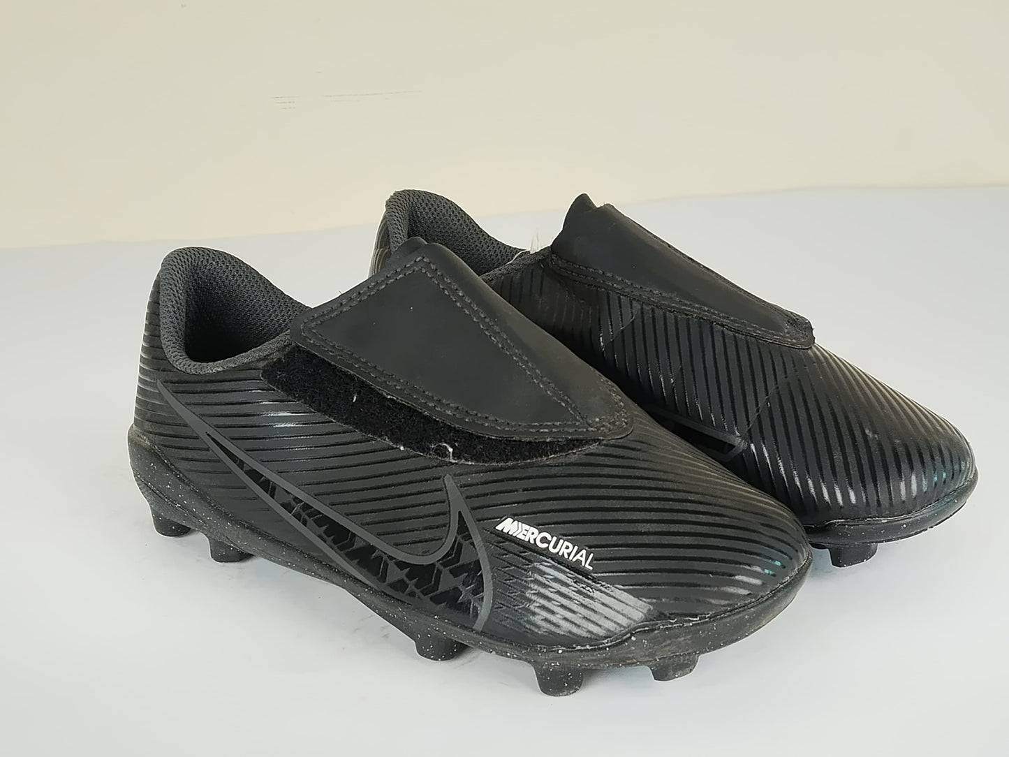 Nike Mercurial Vapor 15 Club Velcro MG - Black/Smoke Grey/Summit White Kids