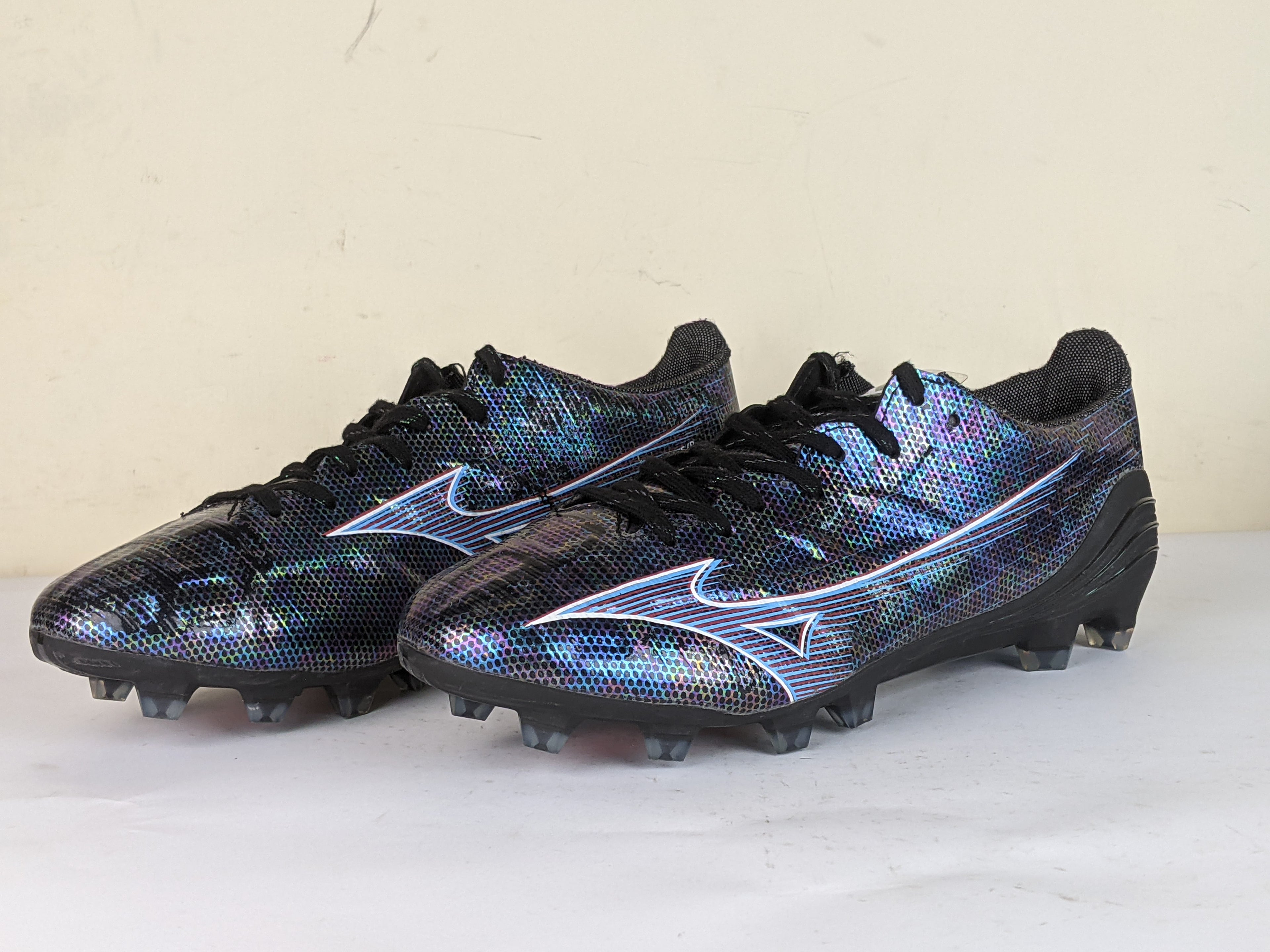 Mizuno Alpha Made in Japan FG Black Pack - Black/Blue/Red
